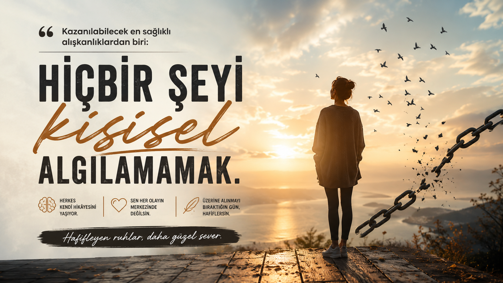 Üzerine Alınmadığın Gün Özgürleşeceksin