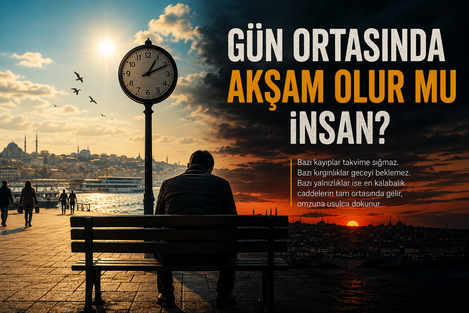 Gün Ortasında Akşam Olur mu İnsan?