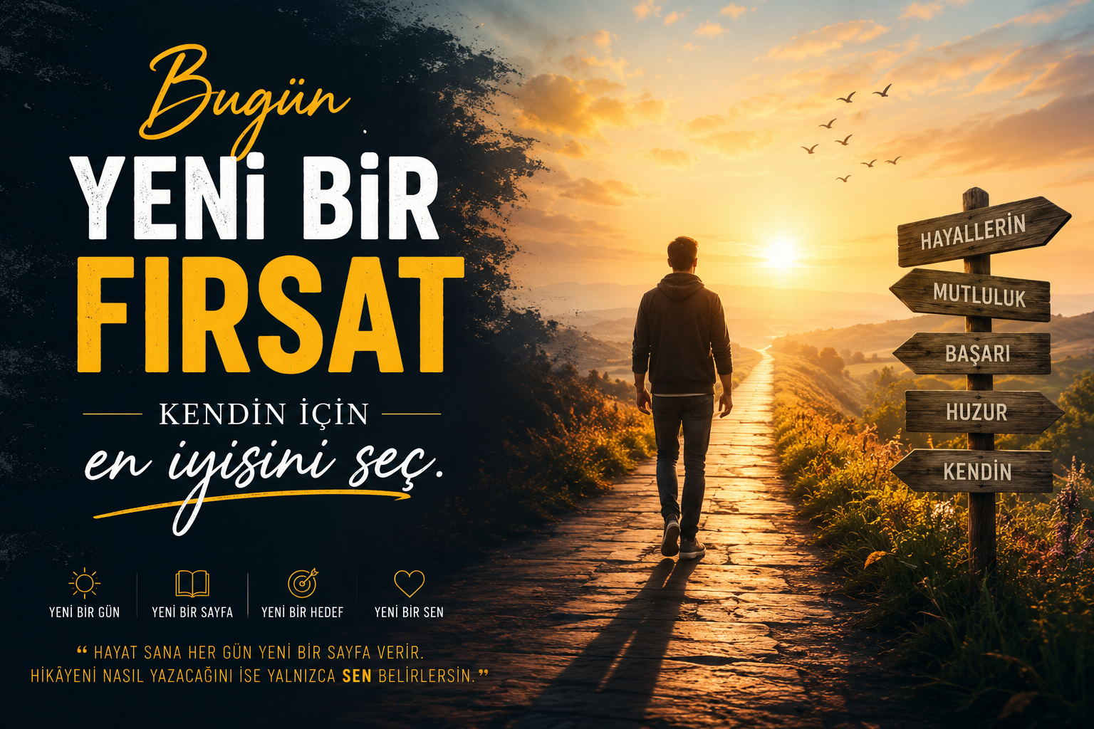 Her Sabah Hayat Sana Aynı Soruyu Soruyor: Vazgeçecek misin, Yoksa Yeniden Başlayacak mısın?